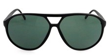 Vintage SMITH MT.WHITNEYL Matte Black Aviator Sunglasses USA