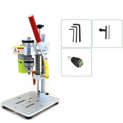 Mini Desktop Drilling Machine Bench Top Drill Press with B10 Drill Chuck ot25 #c