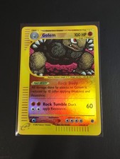 Pokemon TCG Golem Reverse Holo Rare Expedition Base Set E-reader 14/165 WOTC LP