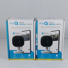 myQ Smart Garage Security Camera  Indoor Camera Bundle Factory Sealed