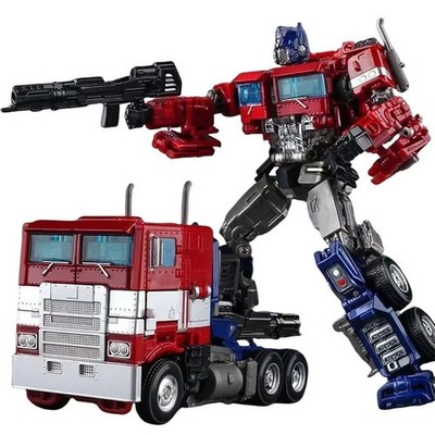 Optimus Prime Style Robot Car Transformer Toy 18cm Alloy Action Figure