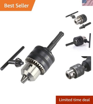 1.5-13mm Quick Change Drill Chuck Adapter with SDS Plus Shank for Hammer Conv...