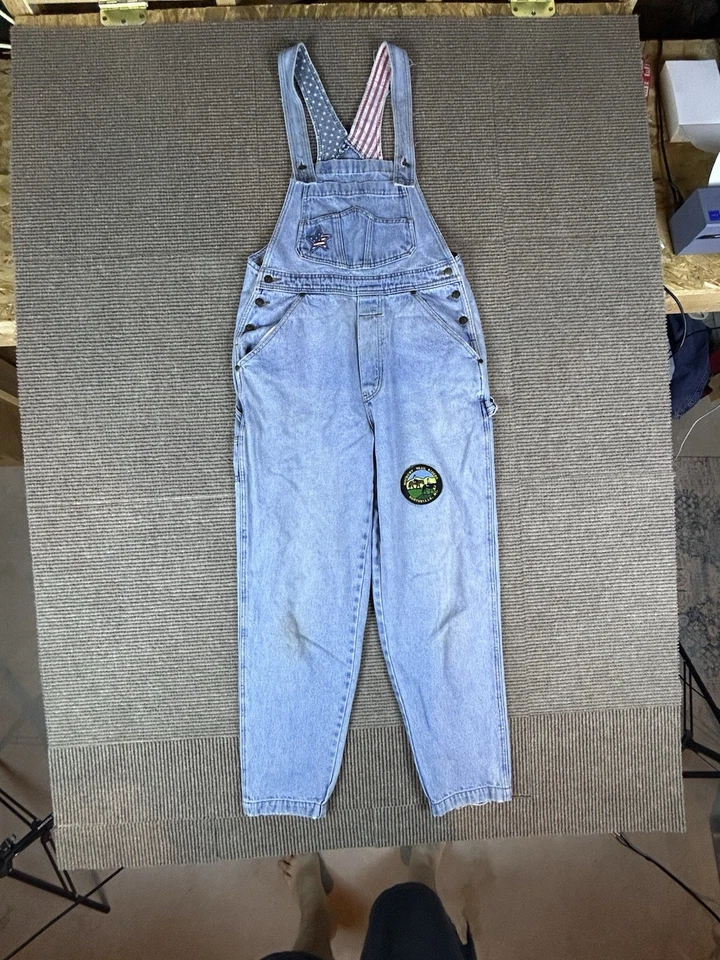 Mono con tirantes vaquero vintage LA Blues Y2K para mujer talla 34x29 Carpenters XL estrella Foto 4 de 4