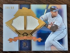 2013 Topps Tribute Miguel Cabrera 26/50 Game Used GU #FB-MC Famous Four Baggers
