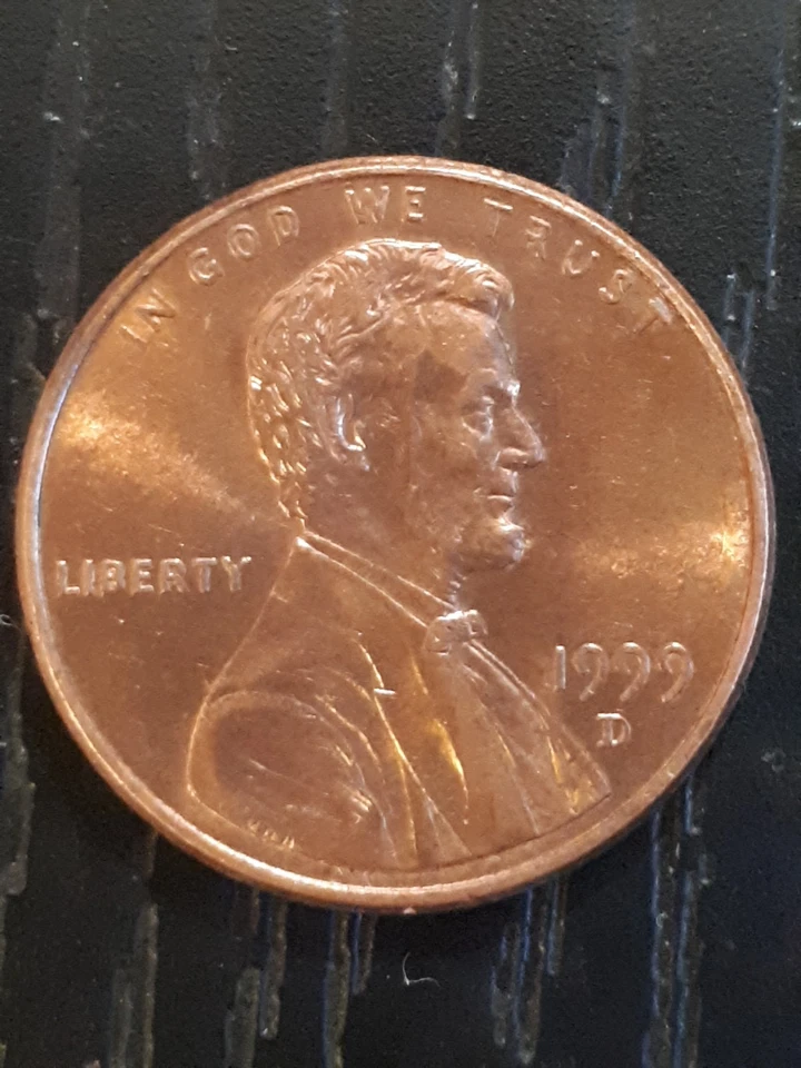 1999 D US penny, close am - Image 3 of 4