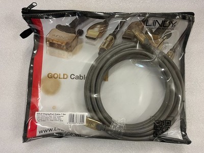 Lindy Gold 7,5m DisplayPort Kabel UHD 4K Audio kompatibel | Lindy 37805