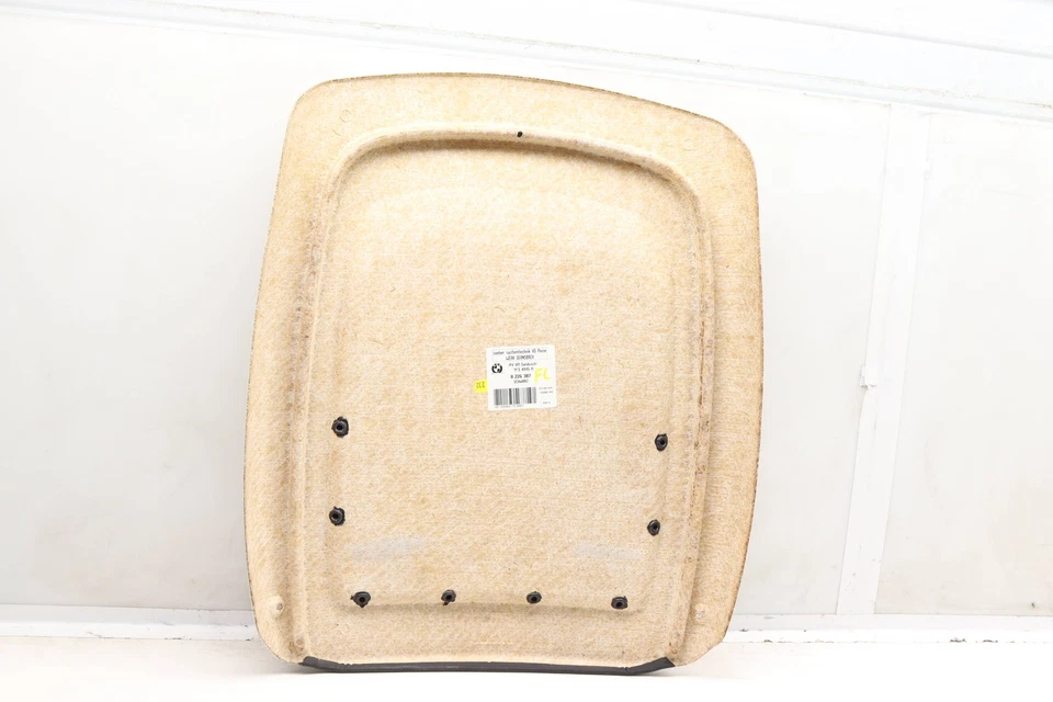 2001-2006 BMW 325CI - Front SEAT BACK Panel W/ NET 8226387 - Image 4 of 4