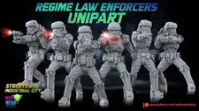 Star Wars Legion 3d printed - Stormtrooper Regime Law Enforcer Squad - UNIPART