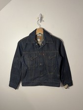 Levi's 70s Kids Denim Jacket New With Tags 17 x 21 Size 12 Blue
