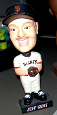 2000 Bobblehead SF Giants Collectors Series 21 Jeff Kent EX+ No Cracks
