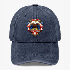 250 Years 1776-2026 USA Patriotic Eagle Baseball Cap Anniversary Hat Adjustable