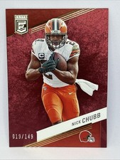 2023 Nick Chubb - Donruss Elite Red SP /149  #82 Cleveland Browns