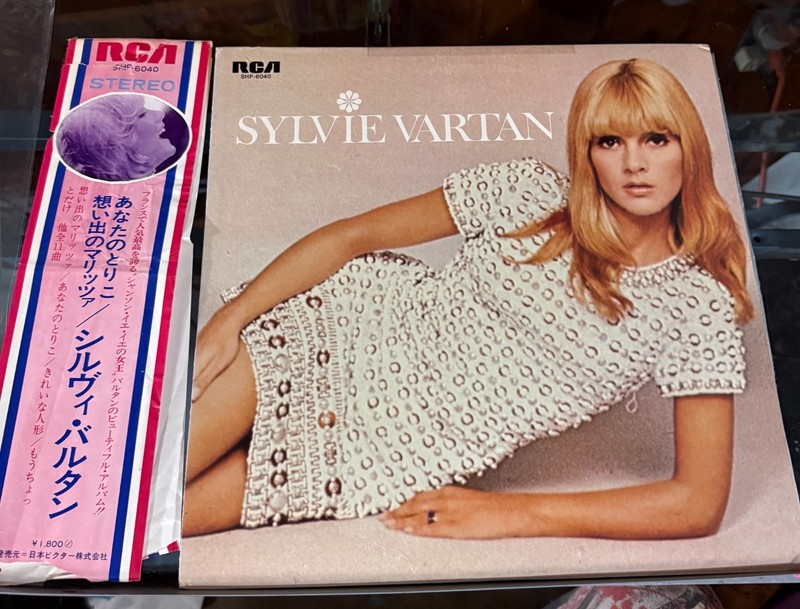 SYLVIE VARTAN VINYL RECORED RCA VINTAGE JAPAN SHP-6040 RCA RECORDS STEREO