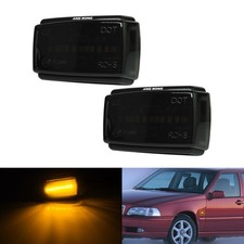 2x LED Seitenblinker Blinker Smoke Schwarz Für Volvo 240 740 760 940 960 C70 S40