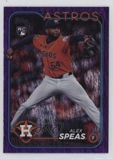 2024 Topps Update Purple Holo Foilboard 134/799 Alex Speas #US222 05ns