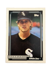 Excellent: Vintage 1992 topps Donn Pall Chicago White Sox Trading Card