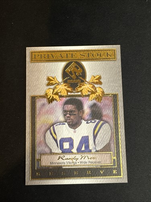 #ad 2000 Pacific Private Stock Reserve Randy Moss #13 $2.00
