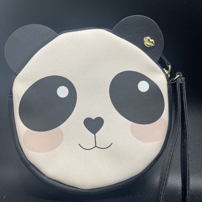Betsy Johnson Luv Betsy PANDA Purse Wristlet Zip Closure 6''