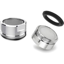 Bathroom Sink Faucet Aerator 15 16 Inch Male Thread Chrome Plated Solid Brass