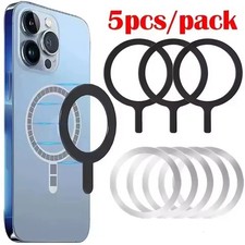MagSafe Magnetic Ring Sticker – Slim Metal Plate for Any Phone Case
