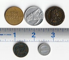 1747 Spanish Doubloon Coin PGA Member Club TOM FOOLERY, Heads I Win Tails U Lose