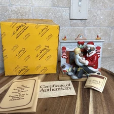 Emmett Kelly Jr Collection"Spirit of Christmas II"Clown Figurine 10022 Brand New