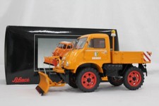 Schuco Mercedes-Benz Unimog 401 Snow Plow 1/18 Model Top Mint JAPAN