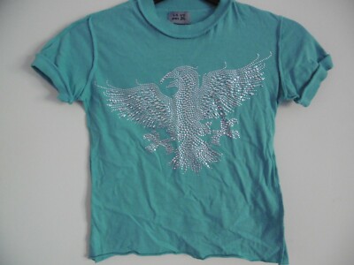 *NEU* VERSTÄRKTES KINDER SILBERADLER RABE JUNGEN DESIGNER T-SHIRT GRÜN 5-6 JAHRE  