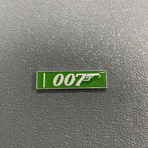 Black 007 Sport Racing Emblem – Metal Trunk Nameplate Badge For Cars, SUVs & Trucks 3 thumbnail image