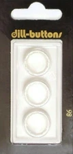 Dill Buttons ~ (0086) - 5/8" - 3 ct