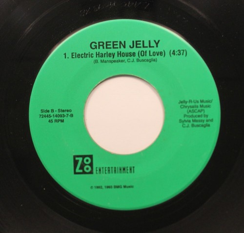 90'S Rock 45 Green Jelly - Electric Harley House (Of Love) / Three Little Pigs O