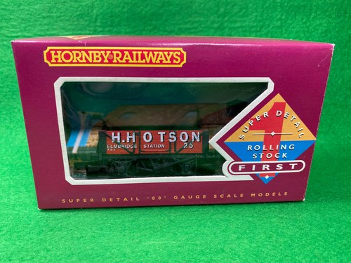 HORNBY MODELLEISENBAHN SPUR OO H. HOTSON ELMBRIDGE STATION 4 PLANKENWAGEN 616