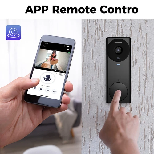 Wireless Security Smart WiFi Doorbell Intercom Video Camera Door Ring Bell Chime - Picture 3 of 11