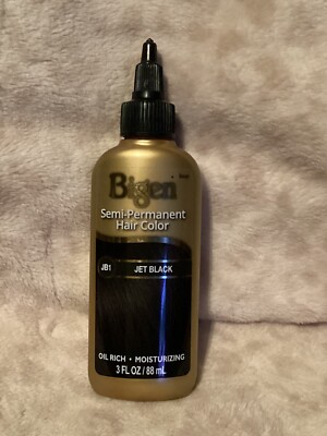 Bigen Semi-Permanent Hair Color Jet Black Jb1 3oz
