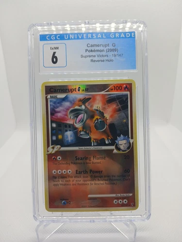 CGC 6 Camerupt G 19/147 Supreme Victors Reverse Holo