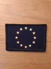  3 Zoll EU Europäische Union Europa Flagge Sublimation Aufbügeln oder Aufnähen Patch