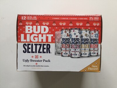Beer Bud Light Seltzer Ugly Sweater Pack Stores Flavors Bud Light