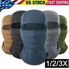 Balaclava Tactical Full Face Mask UV Protection Ski Sun Hood Cover for Men Women