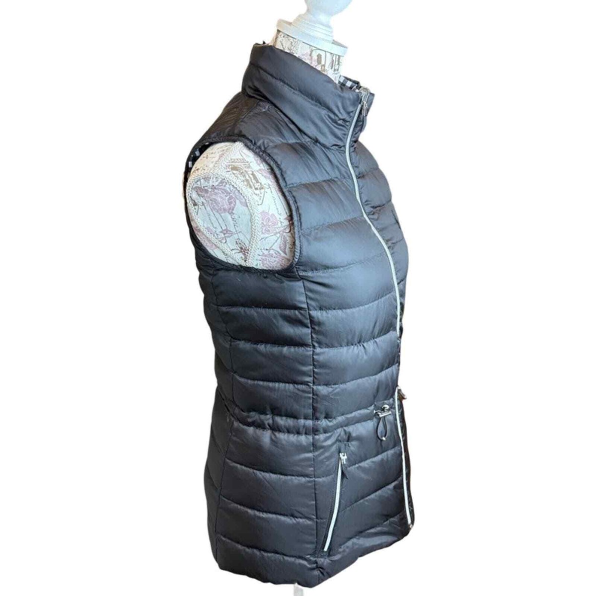Ralph Lauren 『POLO GOLF』 ダウンベスト Polo Golf Ralph Lauren Reversible Down Houndstooth & Black Puffer
