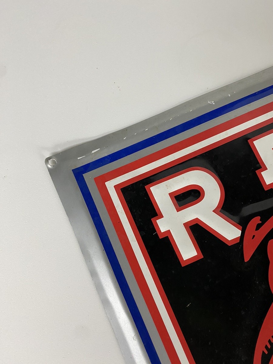 Vintage 90's Red Dog Uncommonly Smooth Tin Sign Beer Advertising