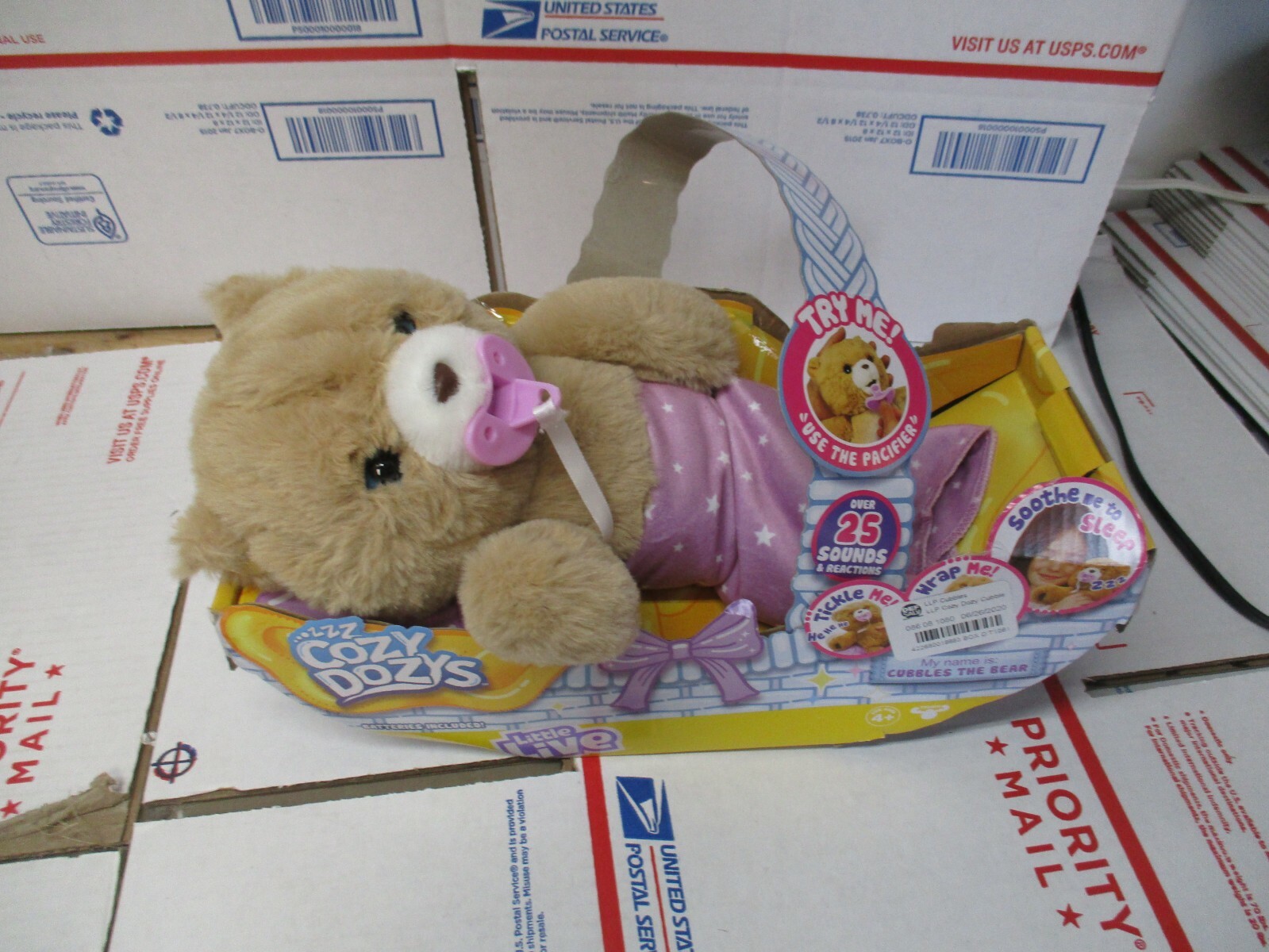 little live pets cozy dozy cubbles the bear electronic pet