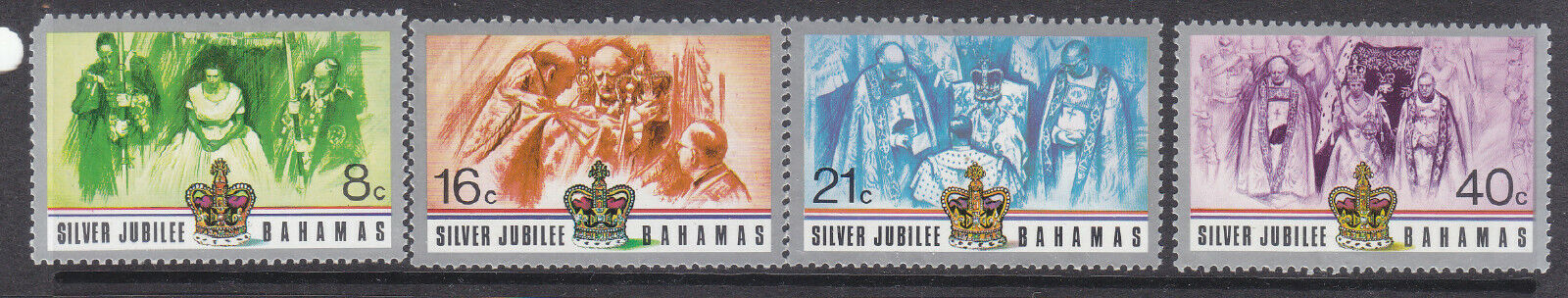 Bahamas1977 SilverJubilee set OFFicial mail order mint Max 54% OFF no gum