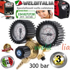 RIDUTTORE DI PRESSIONE OSSIGENO A 2 MANOMETRI SALDATURA CANNELLO 
