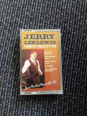 Vintage Jerry Lee Lewis Cassette Tape Brandneu (Versiegelt) Ungeöffnet 
