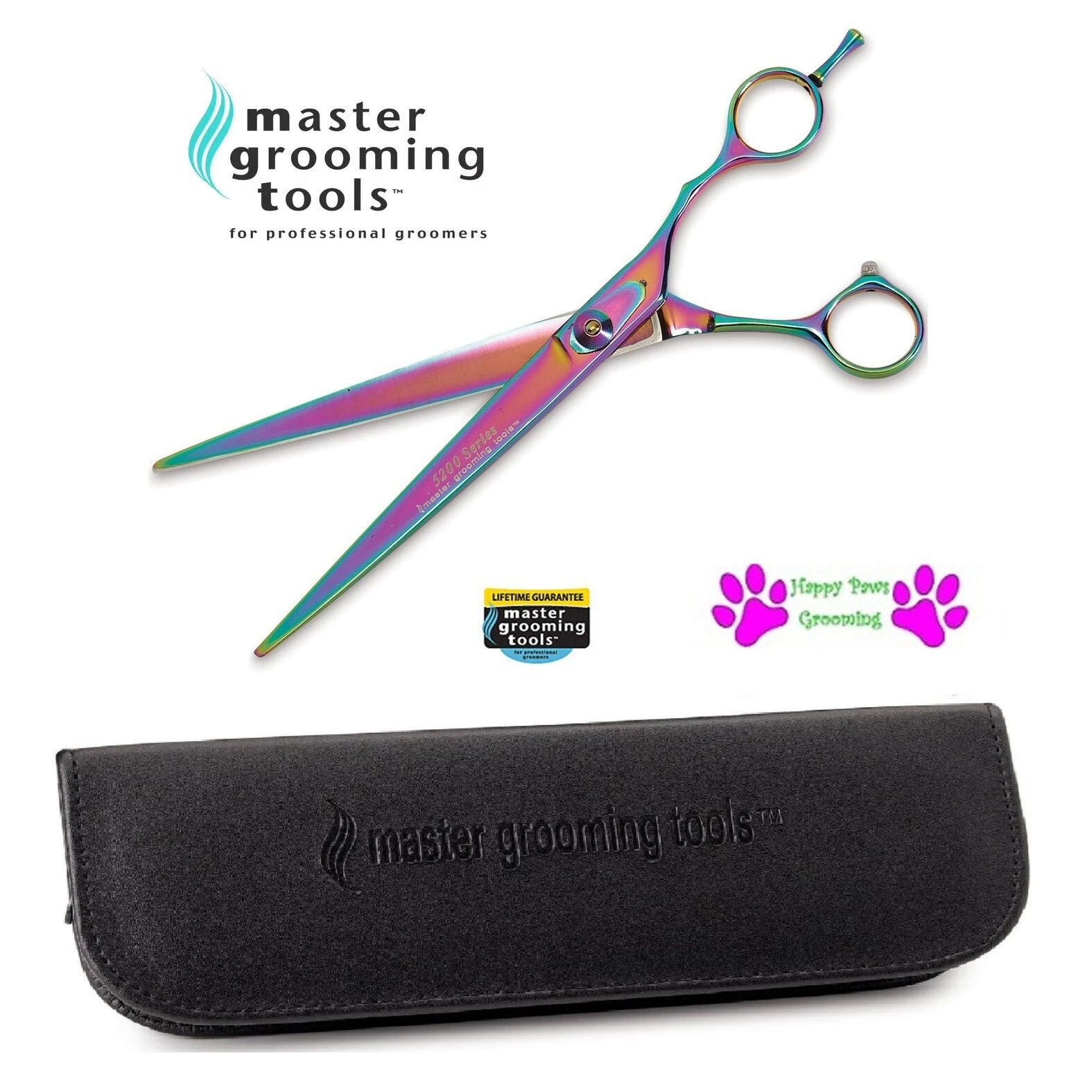 Master Grooming Tools RAINBOW 440C ICE Steel 8 1/2" STRAIGHT SHEAR Pet Grooming