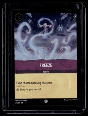lorcana freeze card Lorcana - The First Chapter - Freeze (Common)