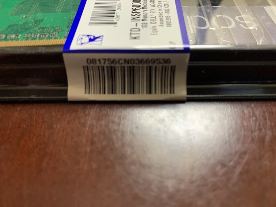 Kingston (KTD-INSP6000B/1G) ~1 GB Memory Module Equiv. Dell P/N A0446874 - Image 4 of 4