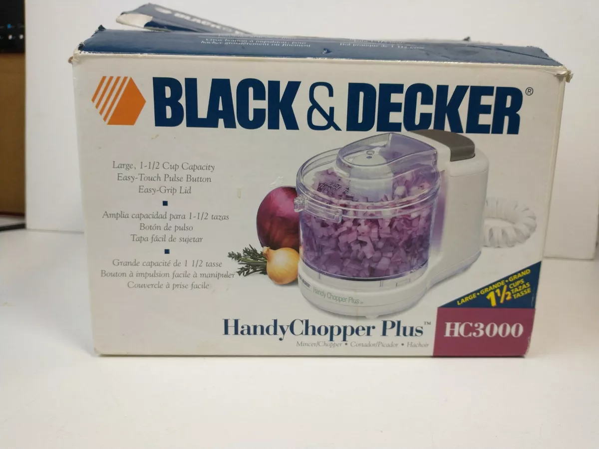 BLACK & DECKER HANDY CHOPPER, MINCER / CHOPPER HC-20 MINI FOOD