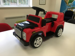 land rover electric car toy