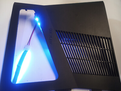 Custom made Xbox 360 S Slim case mod kit shell housing with LED kit